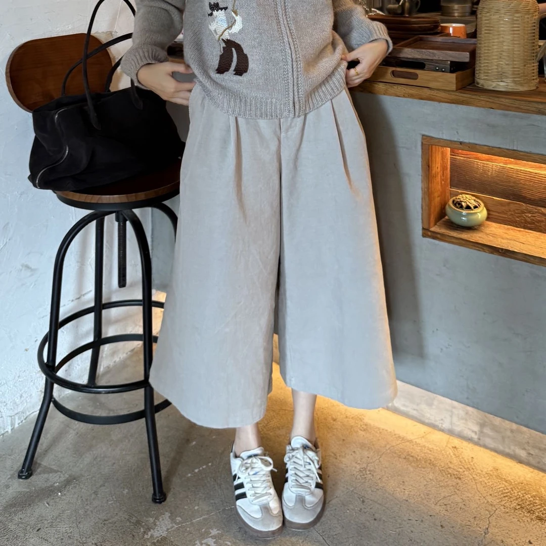 宸渡2025秋季新款《象牙灰七分裤》3472#