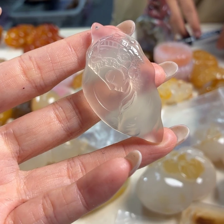 玛瑙/玉髓未镶嵌吊坠(不含链)