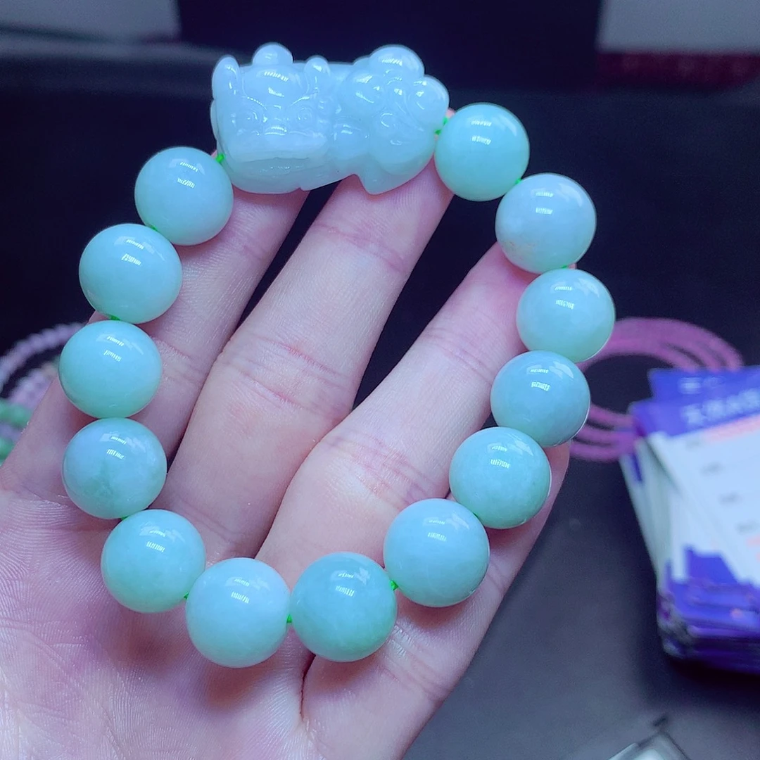 翡翠未镶嵌毛衣链