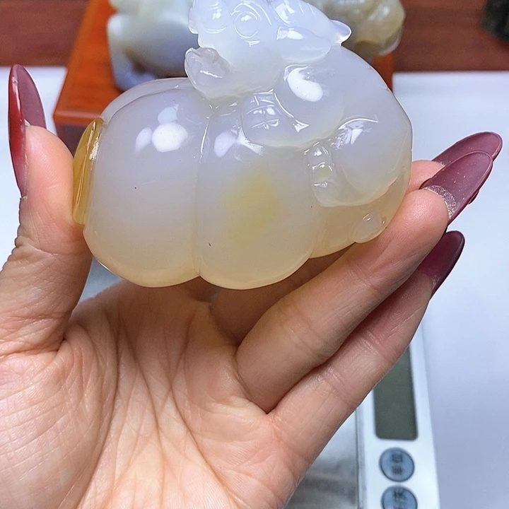 玛瑙/玉髓手把未镶嵌老*