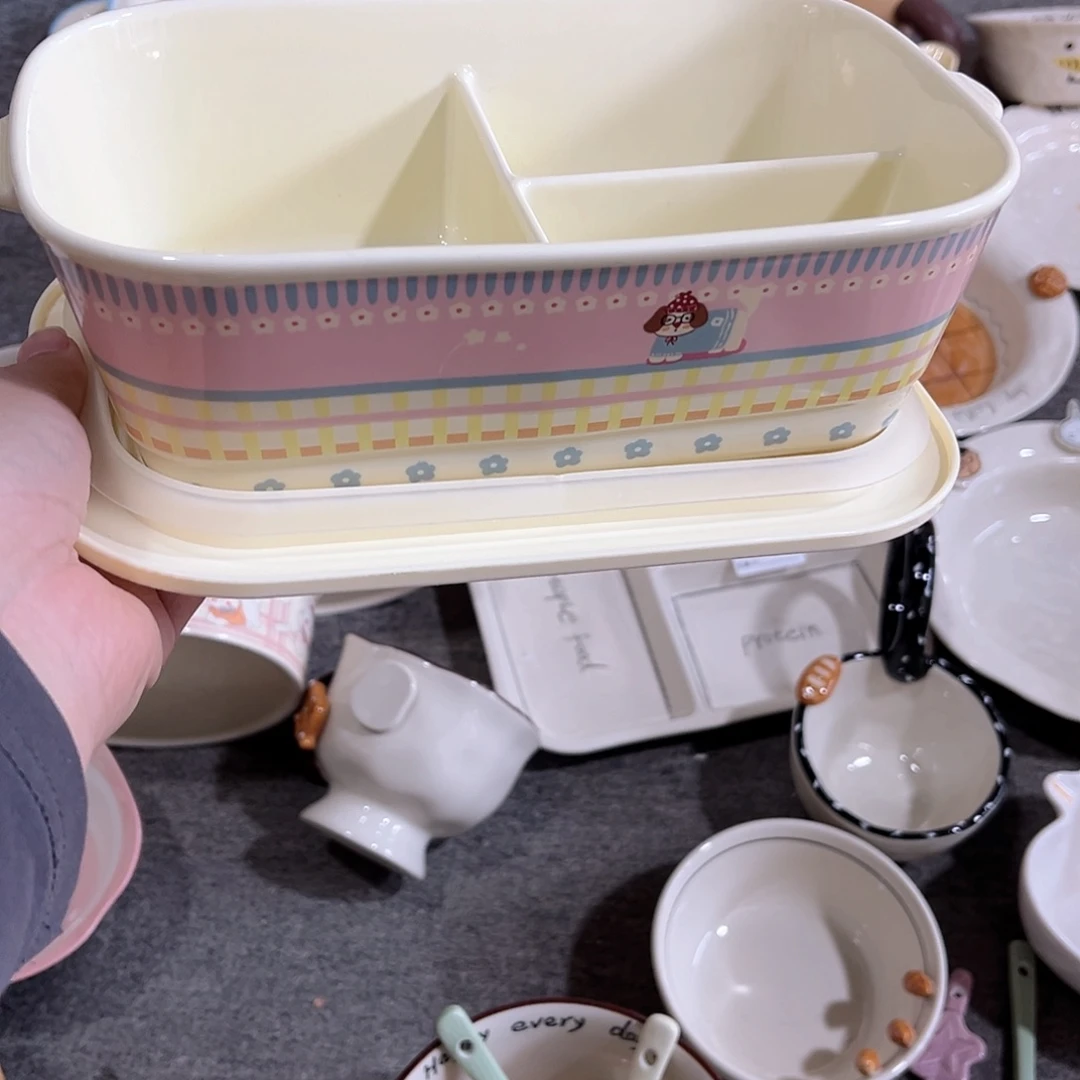 分餐盘陶瓷餐具分餐盘