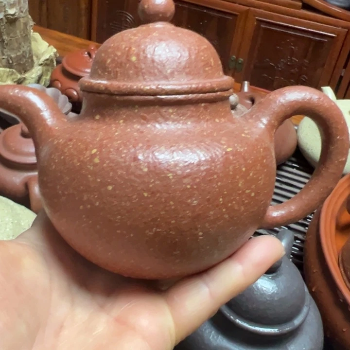 紫砂茶壶李*旭宜兴原矿龙血砂