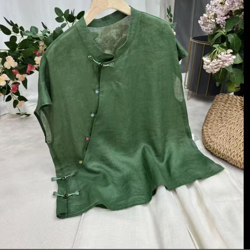 休闲百搭显瘦透气上衣 R0736