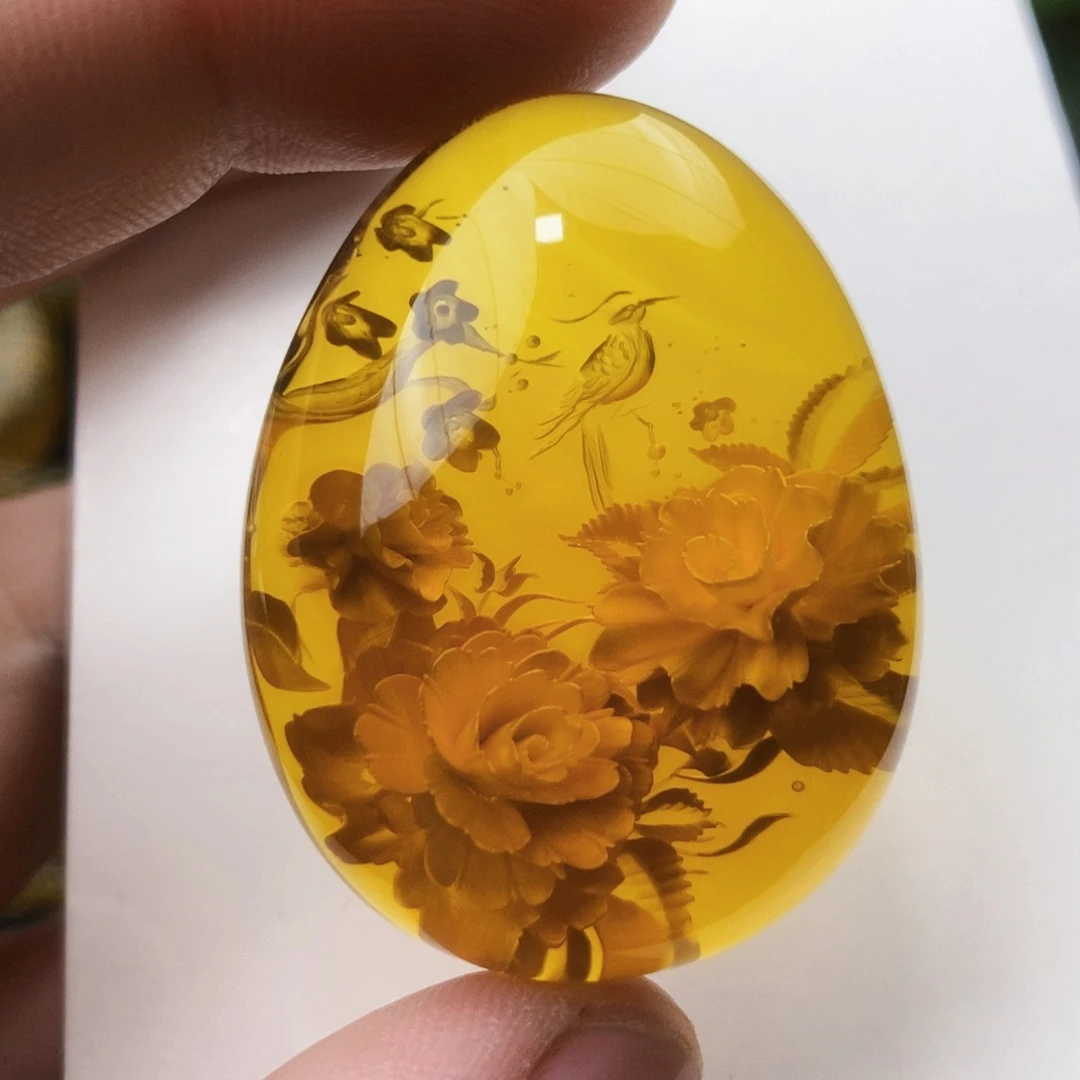 【闪购商品】绿珀吊坠(不含链)未镶嵌