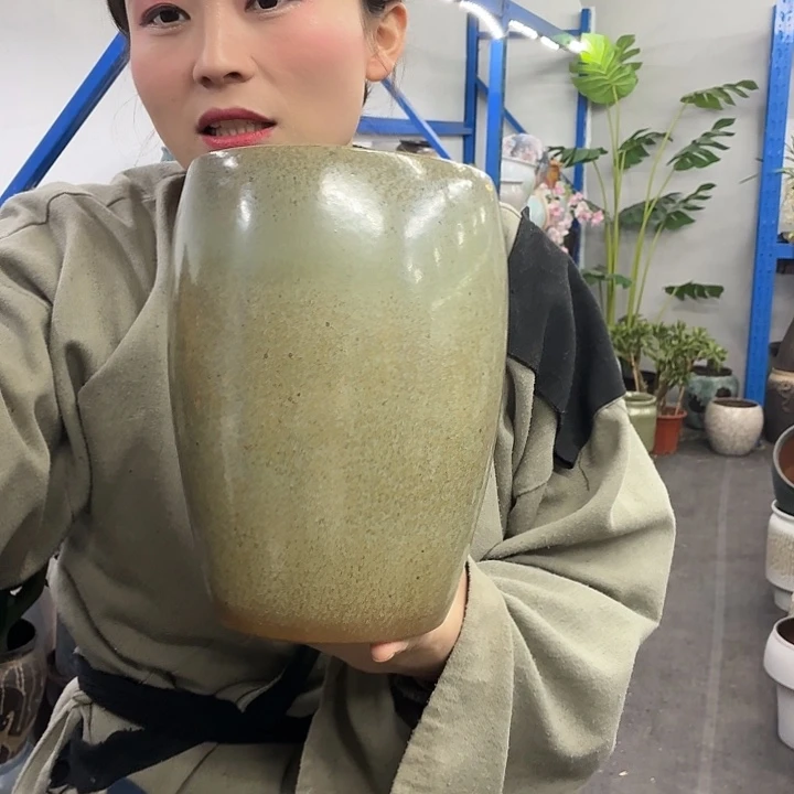 16×24 -粗陶花盆有孔-买买买