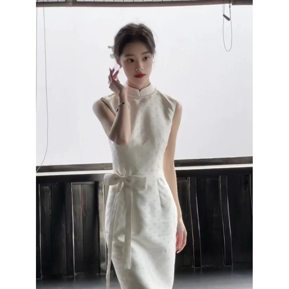 气质长款轻奢新中式改良旗袍新款夏季不撞款重要绝经典中式旗袍