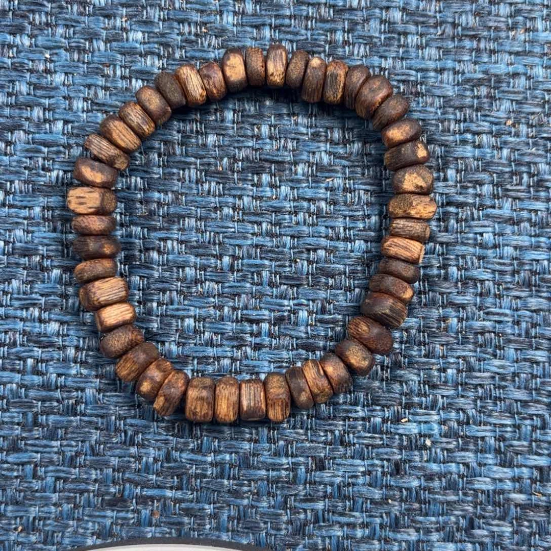 手串沉香乌身圆叶奇楠沉香单圈