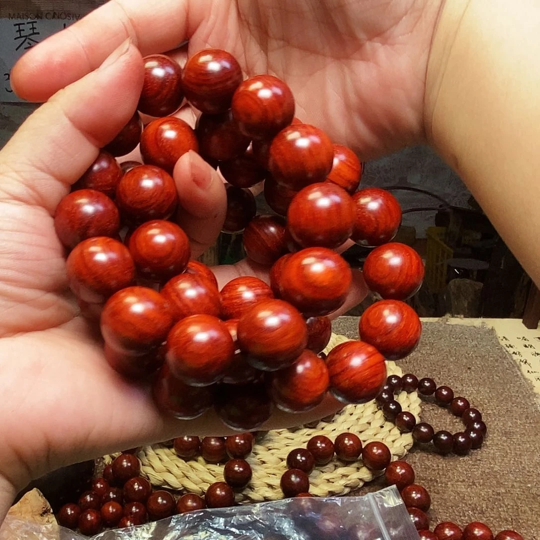 无***浪檀香紫檀（小叶紫檀）手串加工费