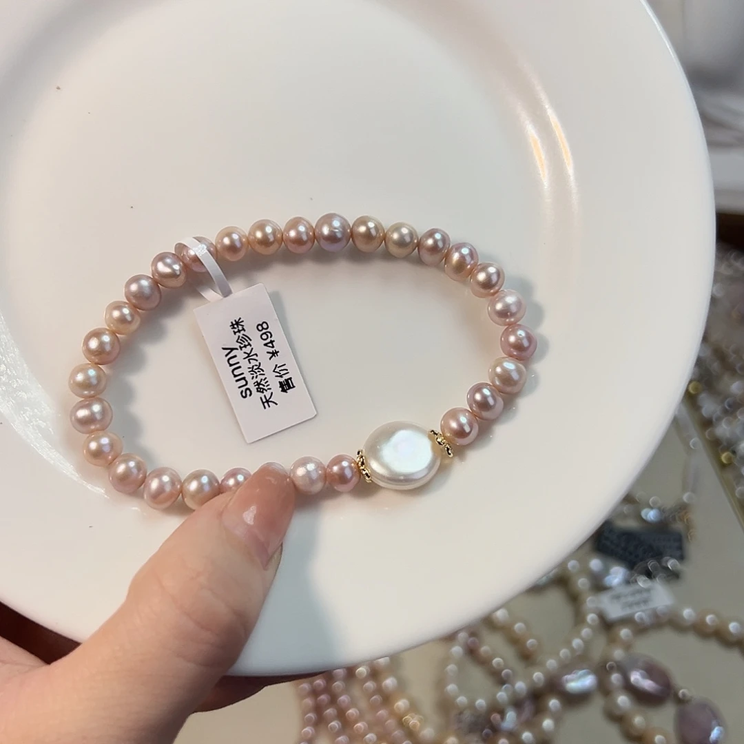 k***_银S925镶嵌天然淡水珍珠设计款淡水珍珠