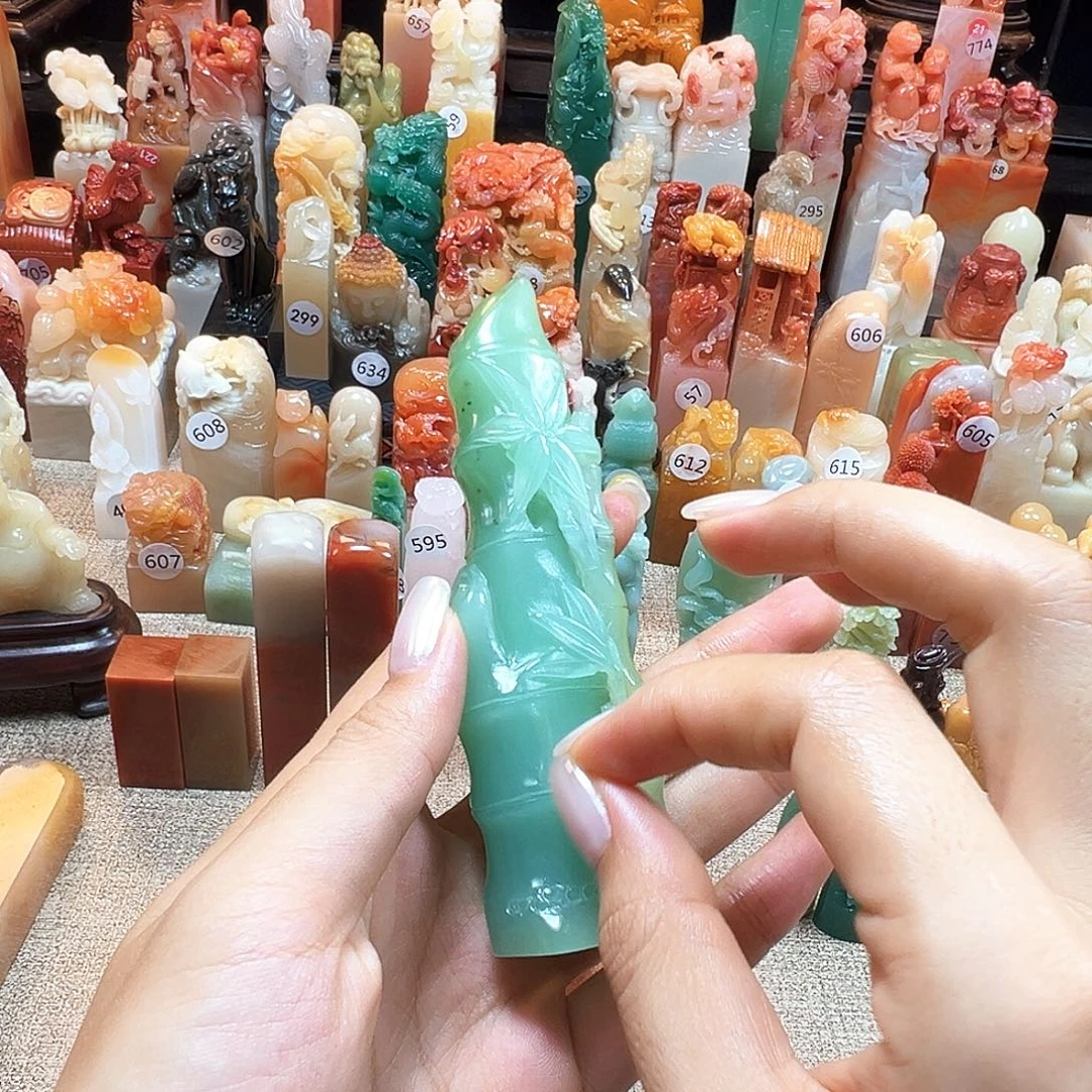 安***刻印石寿山石寿山石雕刻
