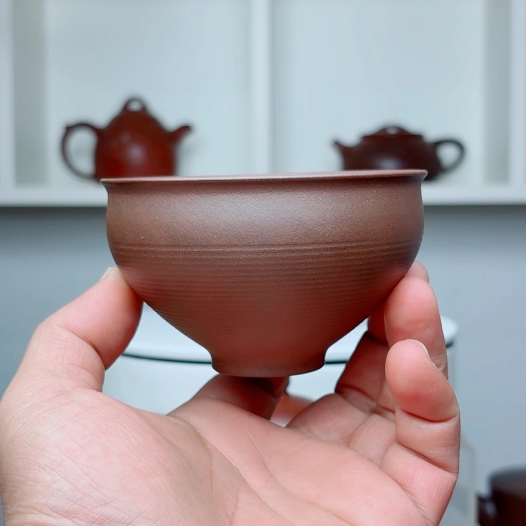 茶壶紫砂龙窑柴烧主人杯原矿紫泥红皮龙