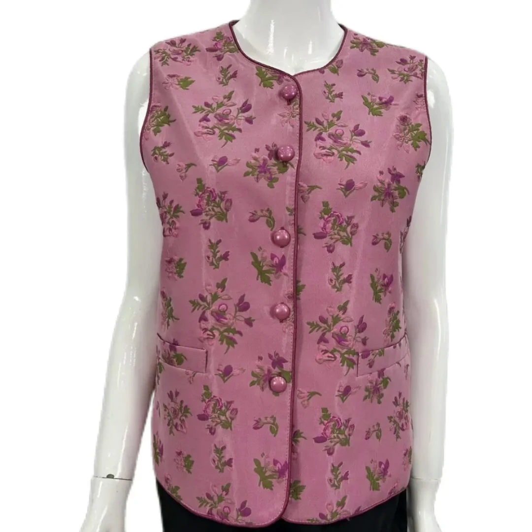 纯色修身街头夏季复古网红马夹丁达尔风通勤风