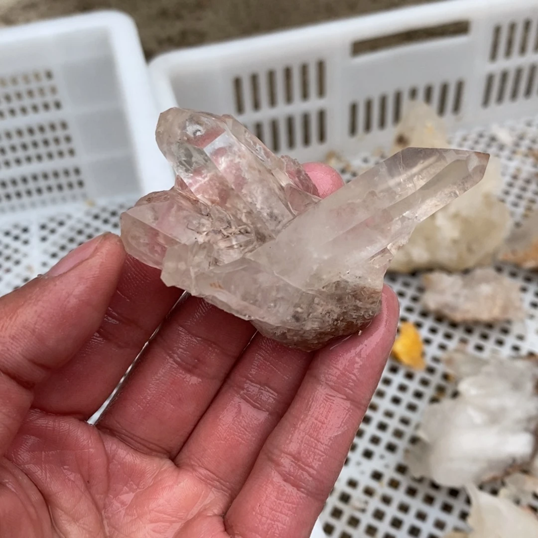 水晶水晶原石摆件未镶嵌