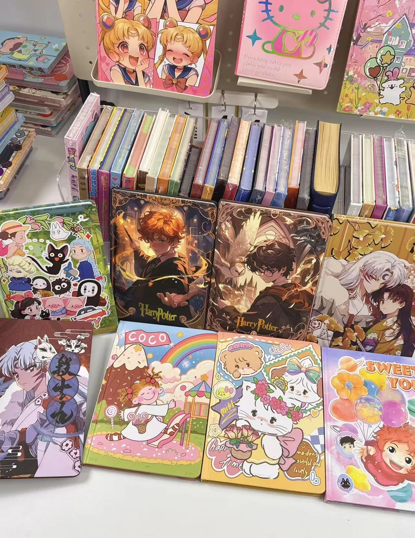 [明盒过款认准编号去拍]可爱A5硬壳本全彩绘内页日常通用手账本