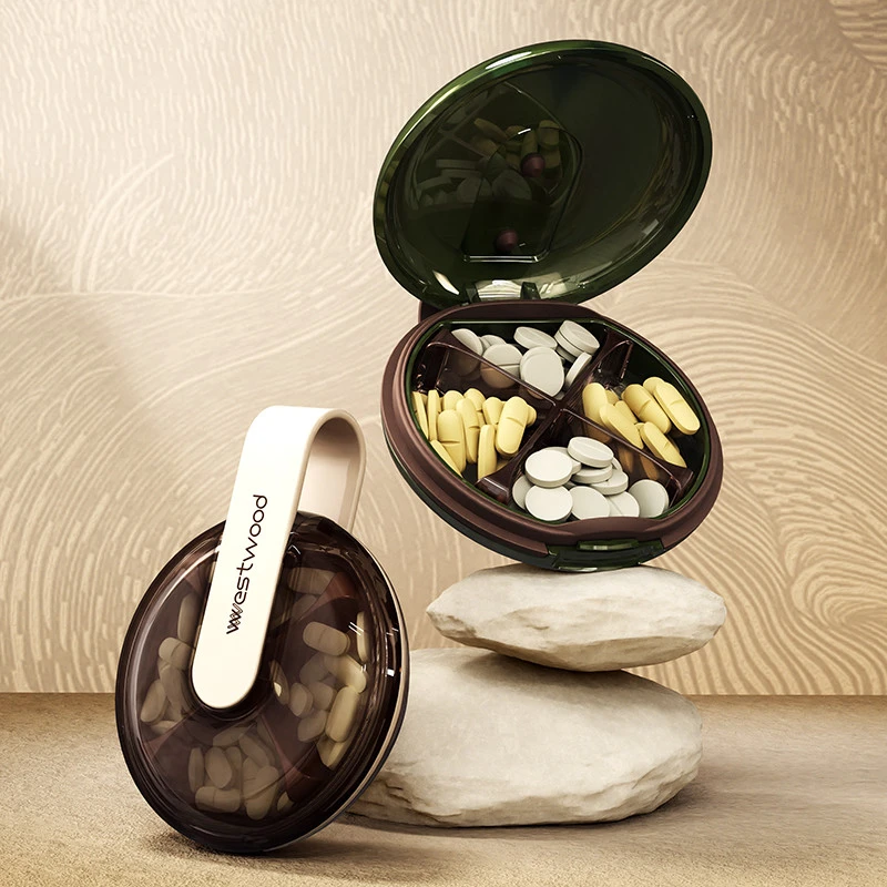 便携式药盒药品分装盒一周七天随身一日三餐迷你密封药片药物盒子