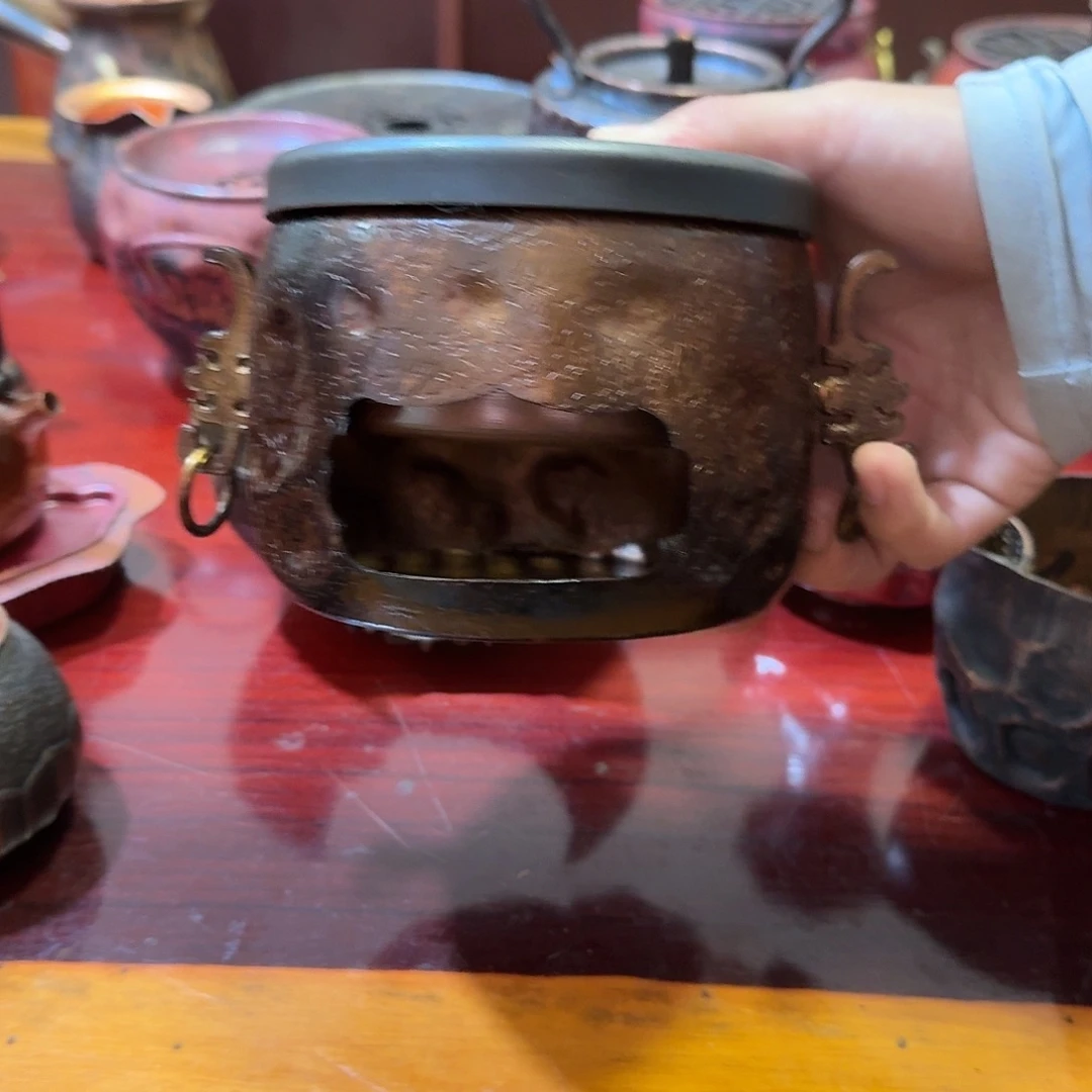 紫铜手工制作摆件