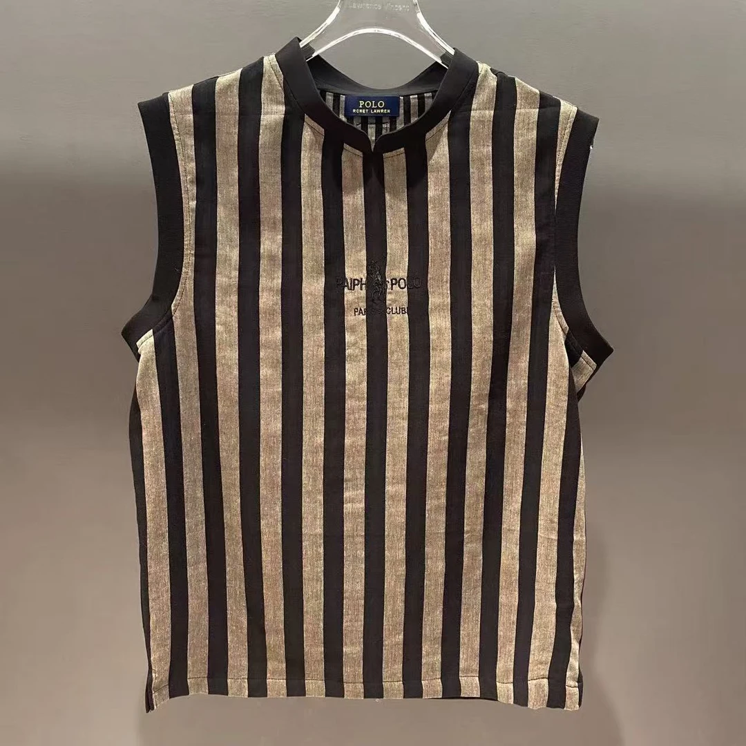 男女同款圆领无袖夏季做旧透气T恤潮流健身速干休闲修身背心M8109