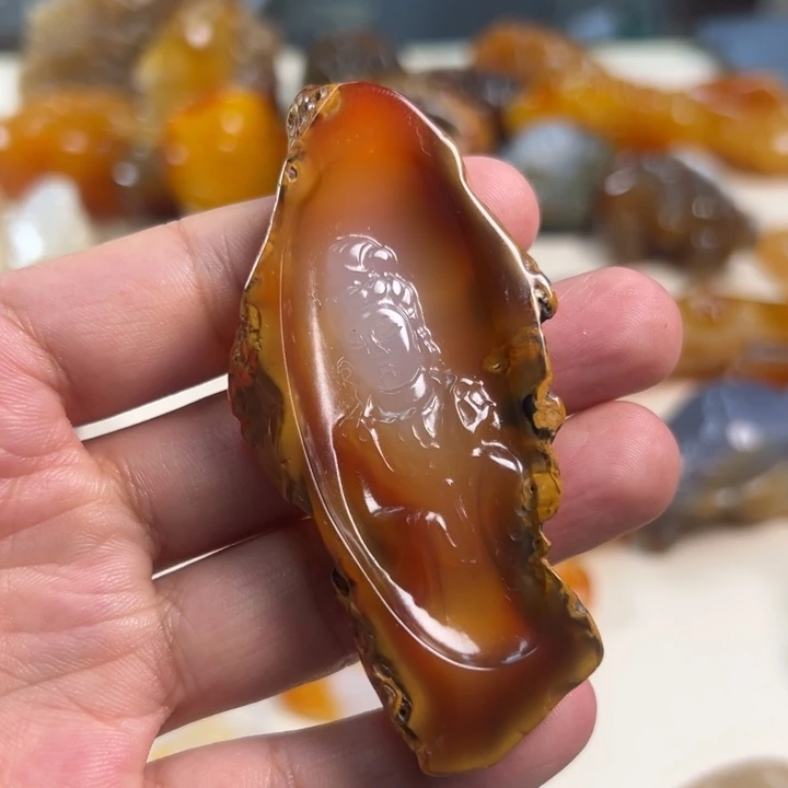 玛瑙/玉髓吊坠(不含链)未镶嵌
