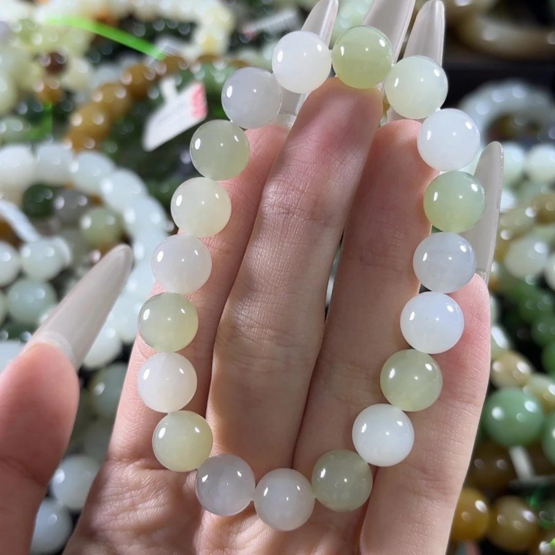 和田玉未镶嵌手链328