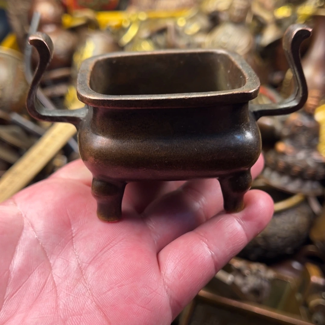 茶壶香炉铜器摆件