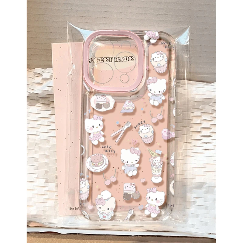 甜品KT猫适用苹果17手机壳iPhone15promax防摔161514男13女12软11