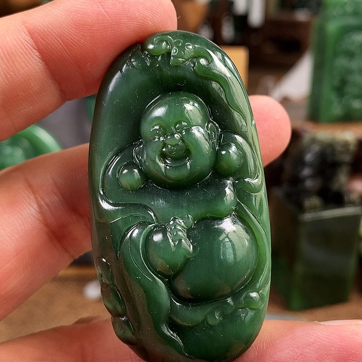 和田玉（碧玉）未镶嵌颈饰