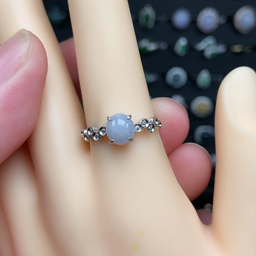 【闪购商品】银S925镶嵌戒指翡翠