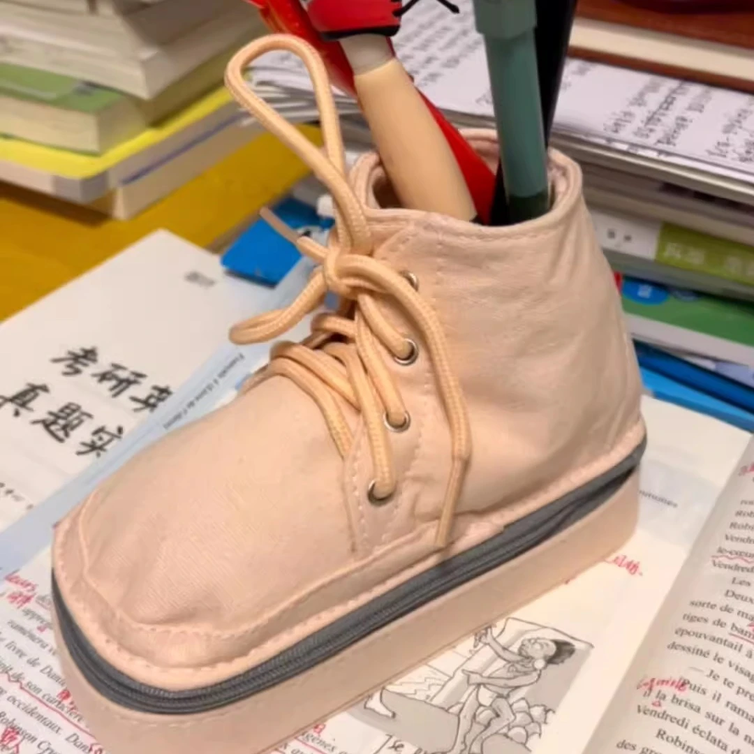 【开学好物】鞋子笔袋高颜值2025新款初高中生小众多功能笔筒笔盒
