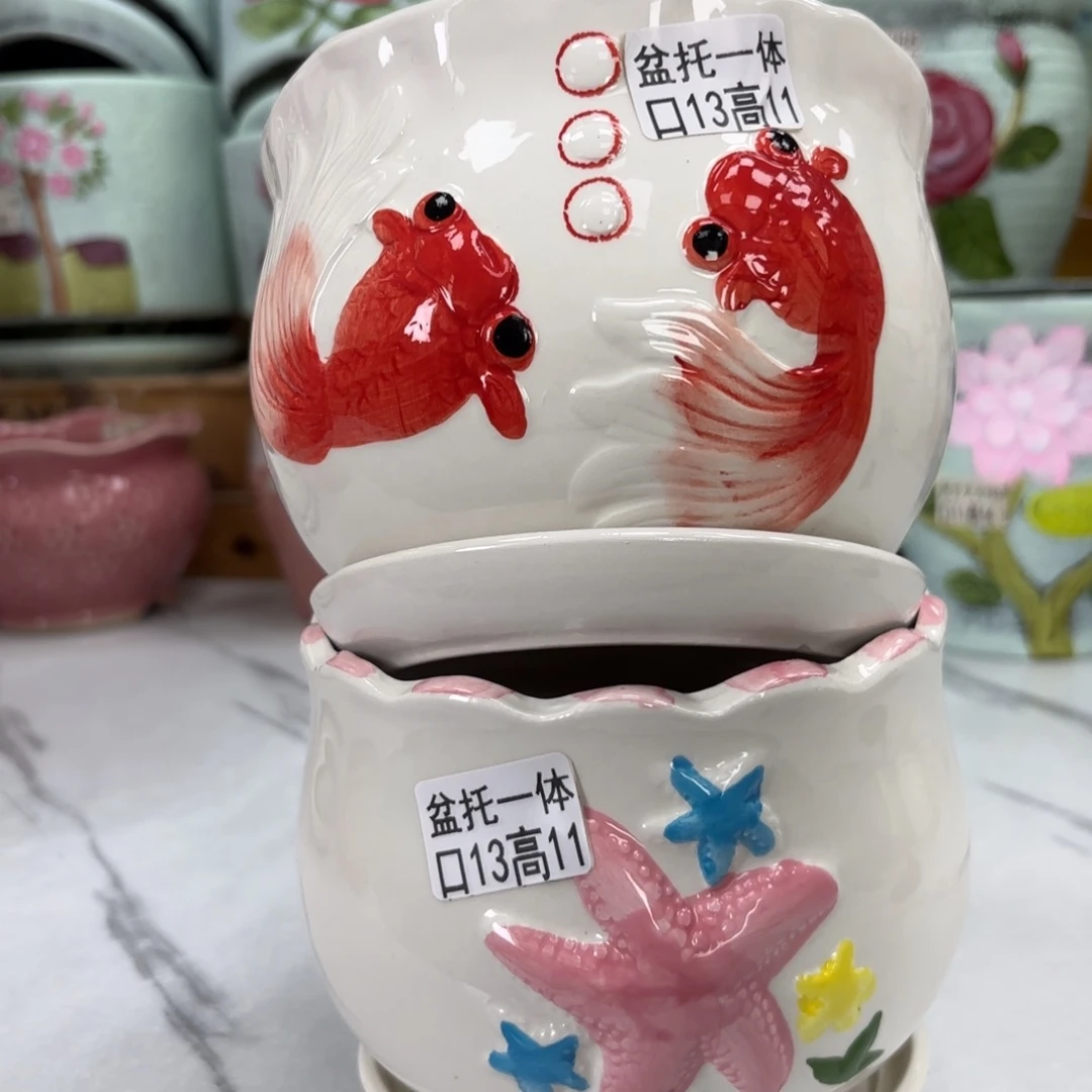 @夏西陶瓷花盆@@5955977