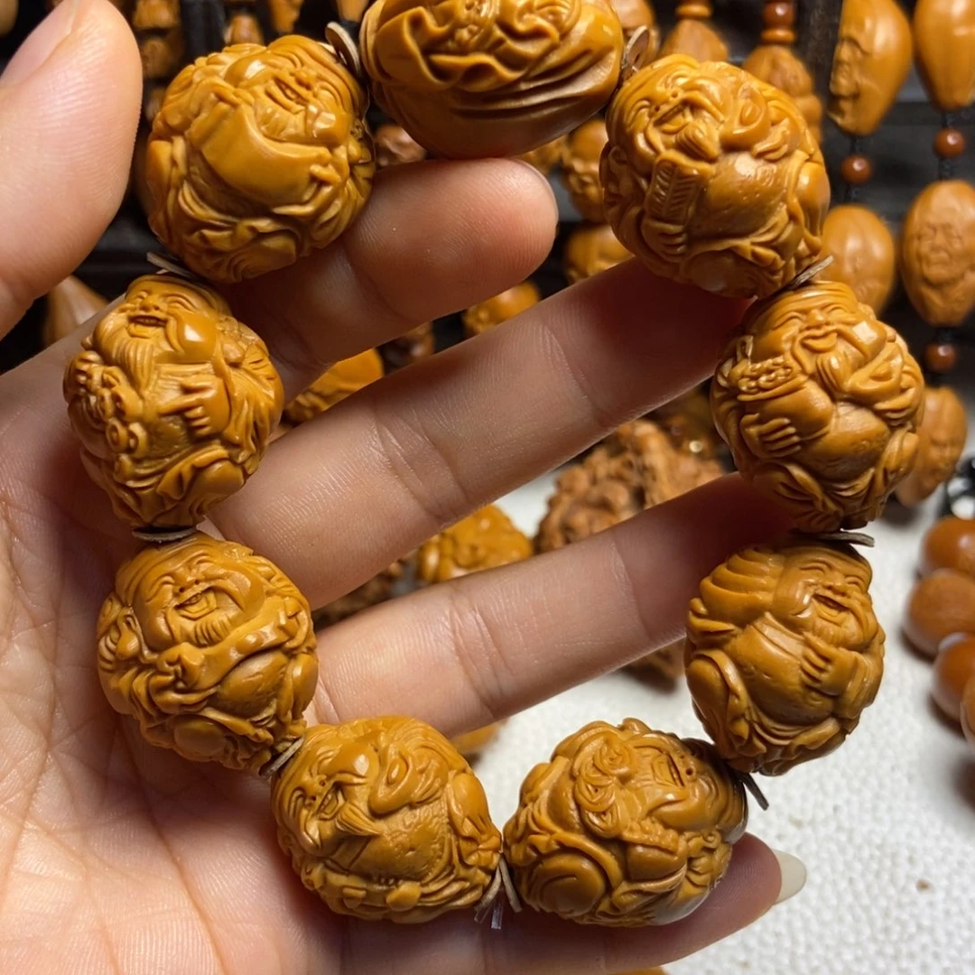 【闪购商品】手串/手链橄榄核八方财神