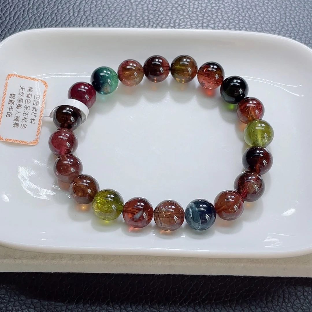 碧玺未镶嵌手链碧玺手链