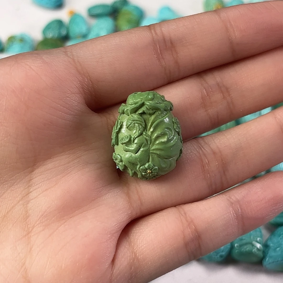 绿松石未镶嵌吊坠(不含链)