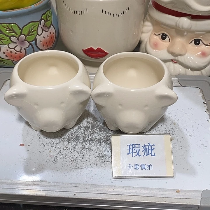 紫砂花盆多肉植物盆瑕疵有孔