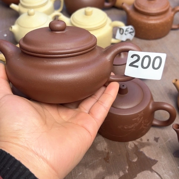 紫砂茶壶如**闻底槽清半手工370cc瑕疵