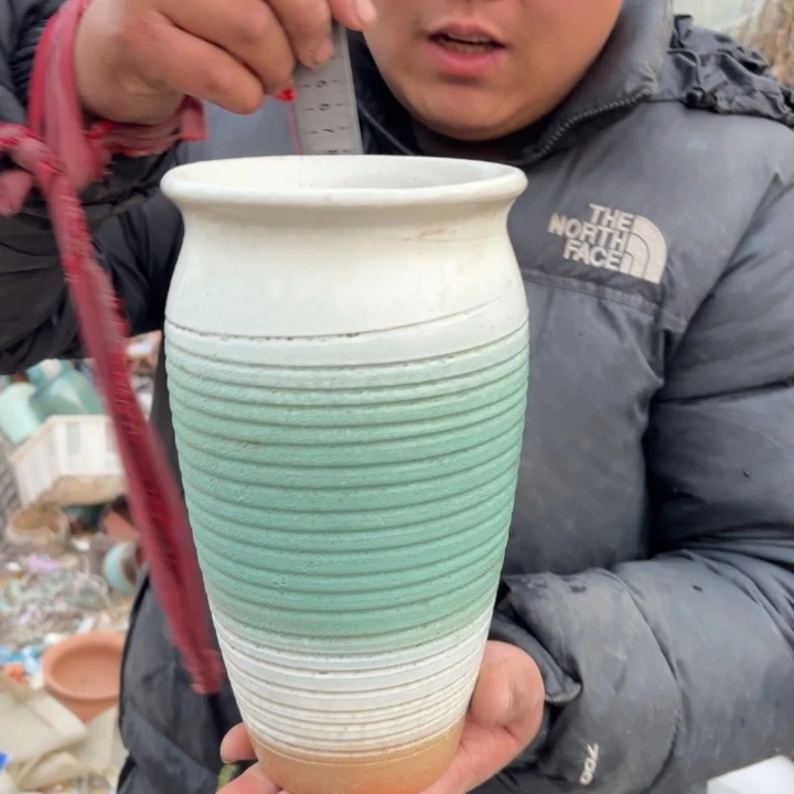 红陶口径 花盆 高度13 25