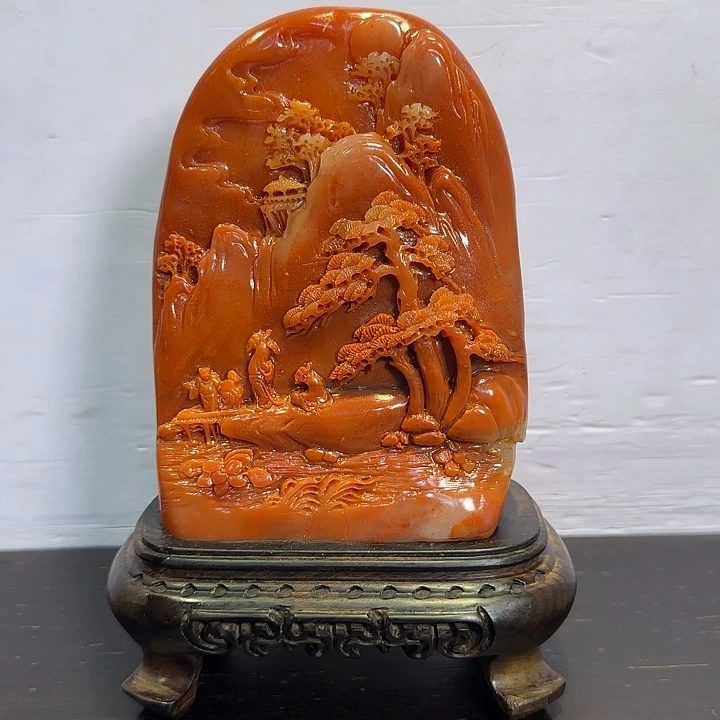 福***6寿山石寿山石摆件精品