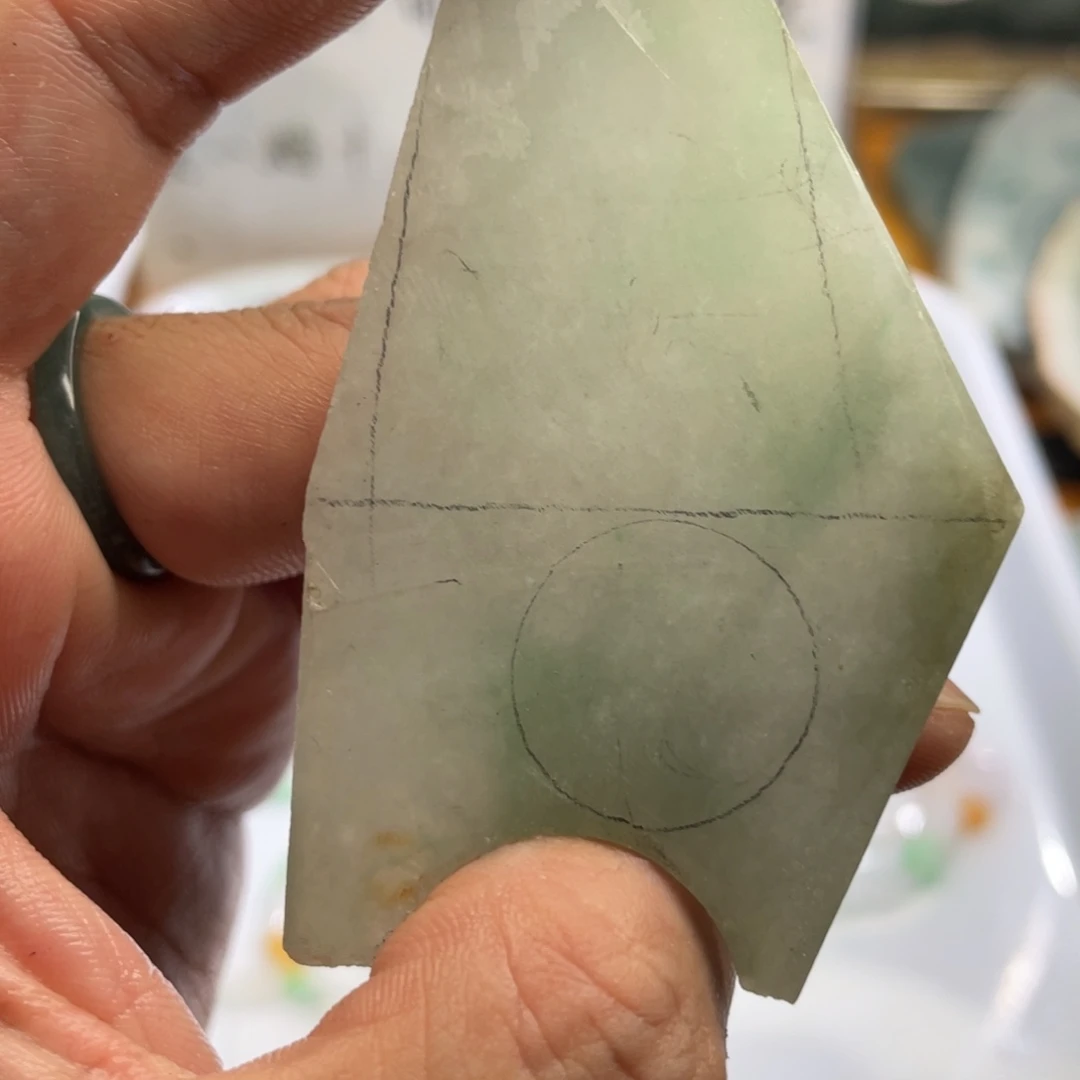 翡翠未镶嵌挂件天然翡翠