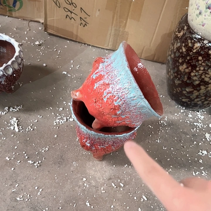 紫砂…花藤花盆花盆