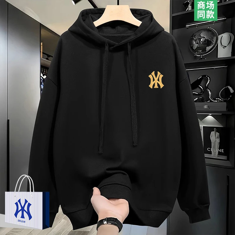 【奥莱折扣】新品直降 | 刺绣工艺 | 秋冬季新款加绒连帽卫衣男士