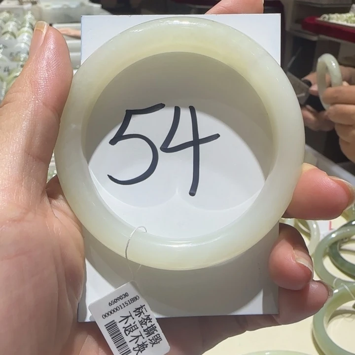 和田玉未镶嵌手镯883