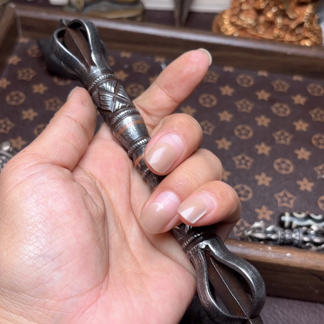 铜星月菩提吊坠项链