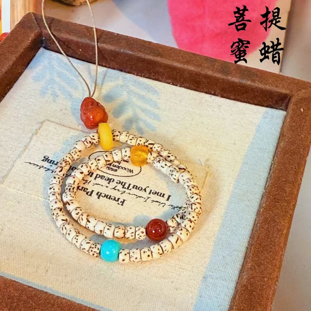 【十六珠宝】蜜蜡手机挂设计款CR165多样性发一