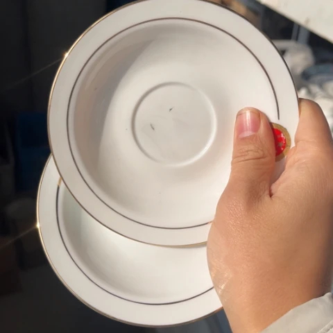 瓷其他杯垫两个陶瓷