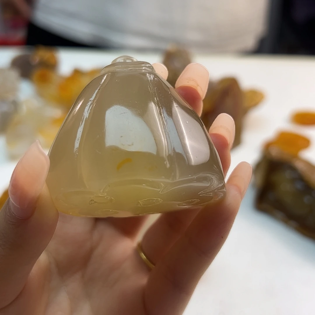 玛瑙/玉髓合金颈饰