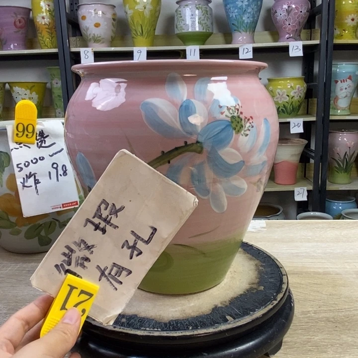景德镇高温陶瓷花盆