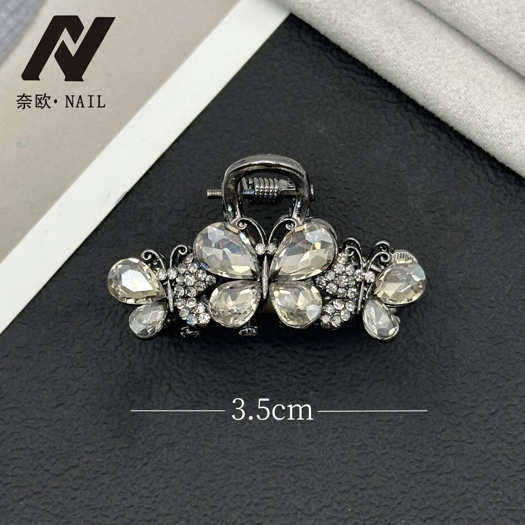 【NAIL·奈欧】设计师系列6228蝴蝶抓夹刘海抓夹