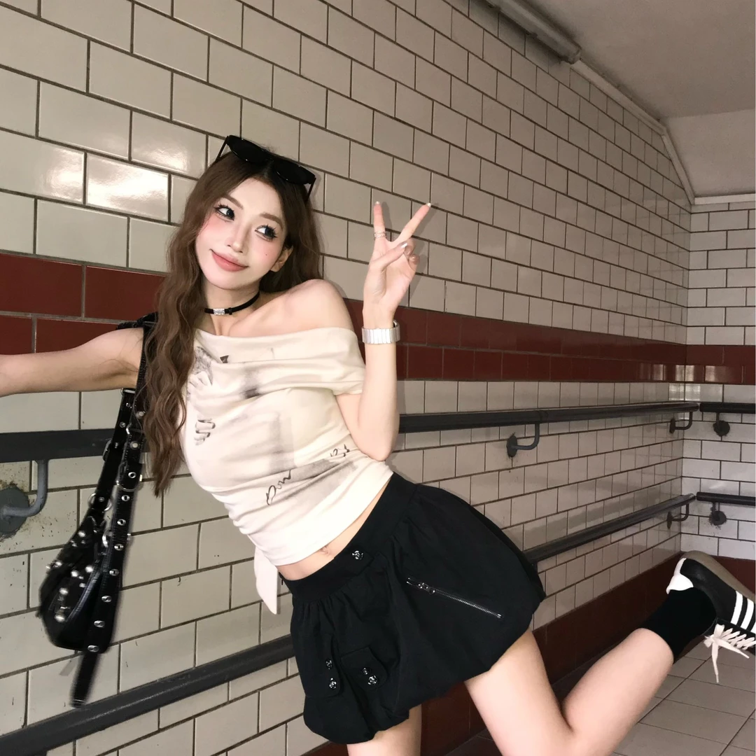 【OYANXI！清清！】YT-247065-1逃离星球半身裙