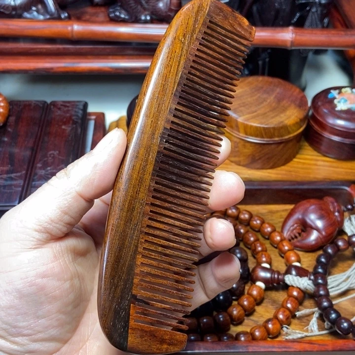交趾黄檀（大红酸枝）梳子
