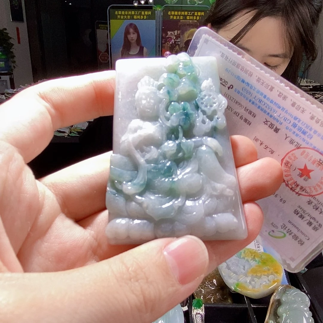 颈饰未镶嵌翡翠翡翠