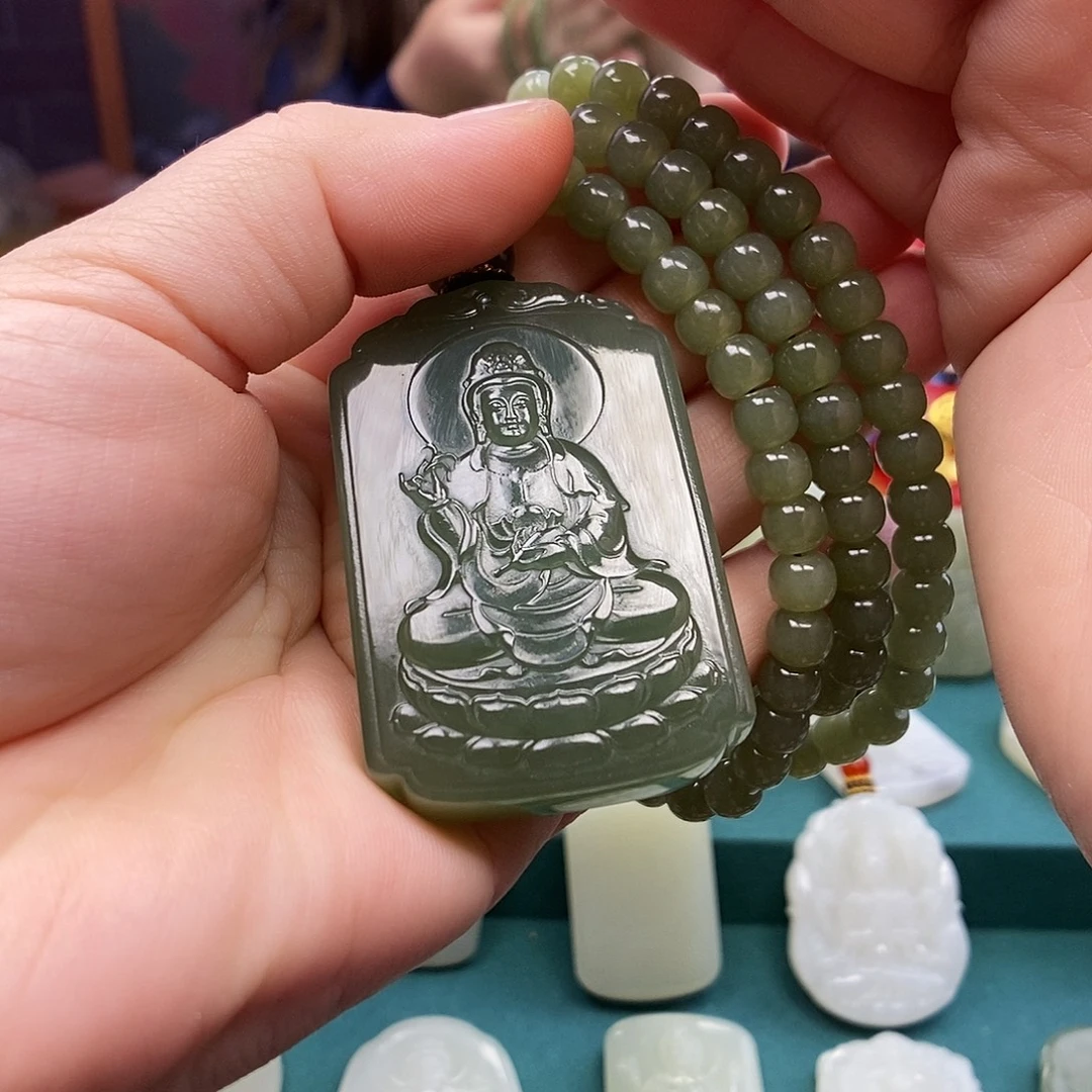 超***干颈饰未镶嵌和田玉